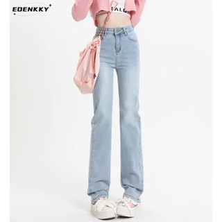 EOENKKY  กางเกงขายาว กางเกงยีสน์ผู้หญิง ทรงหลวม ๆ ตรง Retro Hip Hop Pants 2023 NEW Style  Chic รุ่นใหม่ สวยงาม คุณภาพสูง A97L8B0 36Z230909