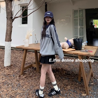 E.ifini  เสื้อผ้าผู้ญิง แขนยาว เสื้อฮู้ด คลุมหญิง สไตล์เกาหลี แฟชั่น  Stylish Comfortable รุ่นใหม่ สวย A28J19I 36Z230909