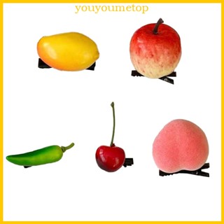 Youyo กิ๊บติดผม รูปผลไม้ สุดเท่ สําหรับผู้ใหญ่ และเด็กหญิง