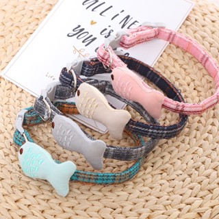 Tiktok same style# cat collar collar dog cat bell woven cat neck accessories small dog decorative collar pet necklace 8.12N