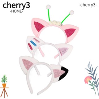 Cherry3 ที่คาดผม แต่งหูแมวน่ารัก พร็อพปาร์ตี้ฮาโลวีน สําหรับเด็กผู้หญิง