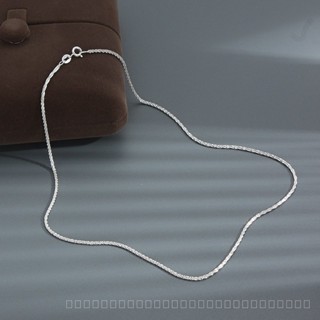 0822-CYBFH Womens Necklace Sparkling 925 Silver Necklace Fashionable Simple High-End Simple All-Match 925 Silver Snowflake Clavicle Chain KSKO