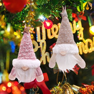 Merry Christmas Gnome Faceless ตุ๊กตาแขวนประดับตกแต่งต้นคริสต์มาส ปีใหม่ 2023