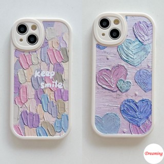 เคสโทรศัพท์มือถือ แบบนิ่ม ลายภาพวาดสีน้ํามัน รูปหัวใจ สําหรับ VIVO V27E V25E V23E V15 V11i V9 V5S S1 Pro Y91i Y95 Y91C Y1S Y15 Y12 Y17 Y19 U10