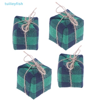 Tuilieyfish กล่องของขวัญคริสต์มาสจิ๋ว สําหรับตกแต่งบ้านตุ๊กตา 5 ชิ้น