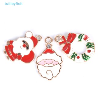 Tuilieyfish จี้อัลลอย รูปปลาคริสมาสต์ สําหรับทําเครื่องประดับ DIY 20 ชิ้น ต่อชุด