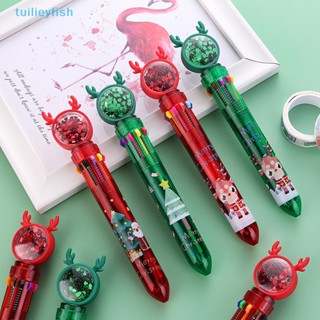 Tuilieyfish Christmas ปากกาลูกลื่น 0.5 มม. 10 สี