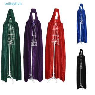 Tuilieyfish เสื้อคลุมคอสเพลย์ แฟนซี มีฮู้ด ผ้ากํามะหยี่ สําหรับผู้ใหญ่ ทุกเพศ ทุกวัย