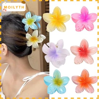 Moilyth กิ๊บติดผม พลาสติก รูปดอกไม้ ปลาฉลาม สีสันสดใส สไตล์โบฮีเมียน สําหรับผู้หญิง