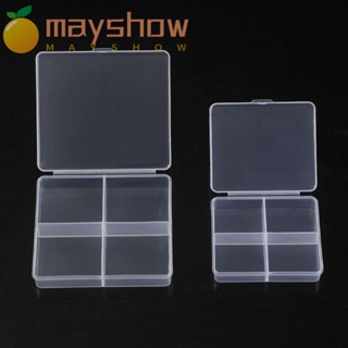 Mayshow กล่องพลาสติกใส ทรงสี่เหลี่ยม 3 ขนาด คุณภาพสูง สําหรับใส่เครื่องประดับ ลูกปัด ตกปลา