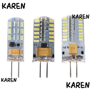 Karen G4 หลอดไฟ LED 12V 1.5W 3W 4W 5W ฮาโลเจน สีขาวอบอุ่น แบบเปลี่ยน