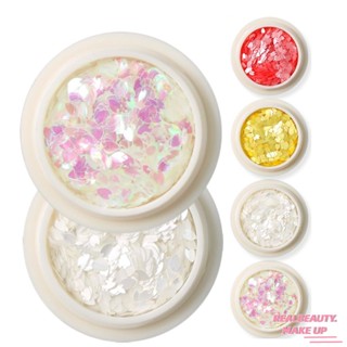 ANNIES เลื่อมเล็บ 4 สีเชอร์รี่ กลีบดอกไม้ฟอยล์สีทอง อุปกรณ์ตกแต่งเล็บสไตล์ Ins [realbeauty]