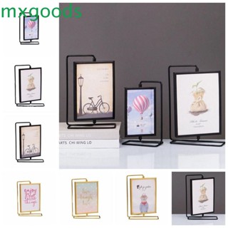 Mxgoods กรอบรูปโลหะ หมุนได้ ไม่เสียรูปง่าย หรูหรา โมเดิร์น งานฝีมือ มินิมอล ศึกษา