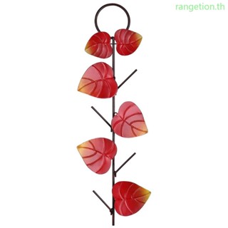 Ran อุปกรณ์ให้อาหารนกฮัมมิ่งเบิร์ด แบบโลหะ สําหรับแขวนตกแต่งสวนกลางแจ้ง