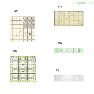 Ran ไม้บรรทัดอะคริลิคใส กันลื่น สําหรับตัดผ้า