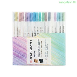 Ran STA ชุดปากกามาร์กเกอร์พลาสติก 18 สี สําหรับศิลปิน ร่างภาพ ทําการ์ด