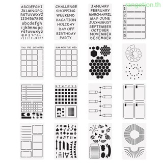 Ran แม่แบบลายฉลุ ขนาดใหญ่ 5 x7 5 16 ชิ้น สําหรับเด็ก ผู้ใหญ่ DIY