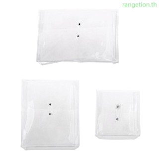 Ran กระเป๋าโฟลเดอร์ PVC ใส อเนกประสงค์ สําหรับเก็บเครื่องสําอาง เอกสาร