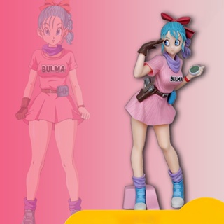 ฟิกเกอร์ PVC อนิเมะ Dragon Ball Z Bulma Kawaii Girl ของเล่นสะสม สําหรับเด็ก