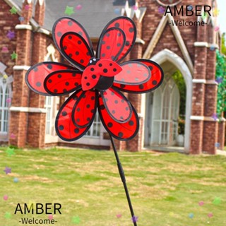 Amber ของประดับตกแต่ง รูปดอกทานตะวัน สนามหญ้า ลานสนามหญ้า