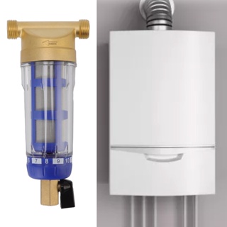 Computer Ac.lr Cyclonic Sedimentation Water Filter G1/2in Backwashing Pure Copper Whole House for Washer