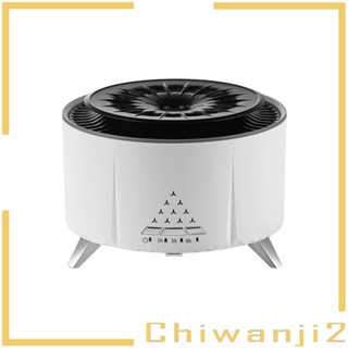 [Chiwanji2] เครื่องทําความชื้น เปลวไฟจําลอง ความจุน้ํา 350 มล. สําหรับตกแต่งห้องนอน สํานักงาน โรงแรม