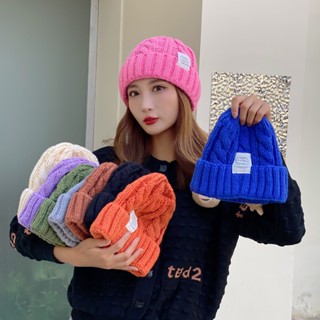 หมวก beanie ผ้าไหมพรมกันหนาว ถักทออย่างดี นุ่มนวล สวมใส่สบาย ให้ความอบอุ่น