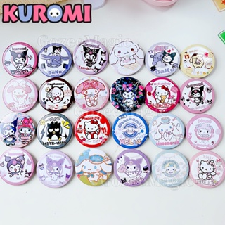 SANRIO เข็มกลัด รูปการ์ตูนกระต่าย My Melody Kuromi น่ารัก สร้างสรรค์ เหมาะกับของขวัญ สําหรับตกแต่งเสื้อผ้าเด็ก