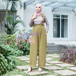 Zeivor - ZNF ผู้หญิง ERAS/Jumpsuit Layca Overal/Fashion Contemporary Teenagers Trendy ABG/Women Ala สไตล์เกาหลี/Jumpsuit Polos Formal/Outfit Daily Women Hijab