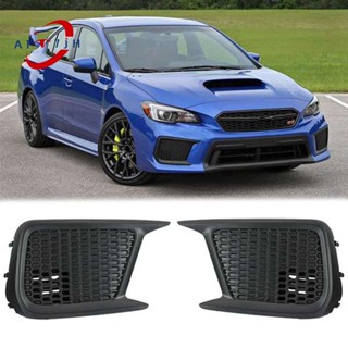 กระจังครอบไฟตัดหมอก ด้านหน้า ลายรังผึ้ง 57731VA400 57731VA410 สําหรับ Subaru WRX STI 2018 2019 2020 1 คู่