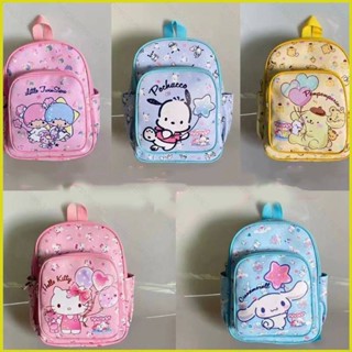 Eul Sanrio กระเป๋าเป้สะพายหลัง กระเป๋านักเรียน อเนกประสงค์ ลาย Hello Kitty Pochacco จุของได้เยอะ สําหรับผู้หญิง และผู้ชาย