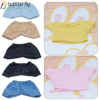 Buttterfly เสื้อผ้าตุ๊กตา 15 ซม. 1/12 ชุดลําลอง และกางเกง เสื้อยืด