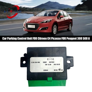 กล่องควบคุมเรดาร์จอดรถยนต์ สีดํา สําหรับ Citroen C4 Picasso Peugeot 308 508 Ii 9812049080 0263004806