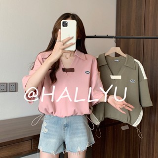 HALLYU  เสื้อครอป เสื้อแฟชั่นผู้หญิง สีพื้น สําหรับผู้หญิง ใส่ไปคลับ ปาร์ตี้ 2023 NEW  ทันสมัย Comfortable Beautiful คุณภาพสูง A29J2BG 36Z230909