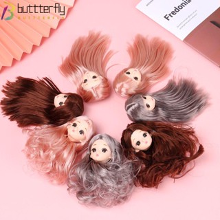 Buttterfly หัวตุ๊กตา 1/6 BJD DIY สําหรับเด็กผู้หญิง