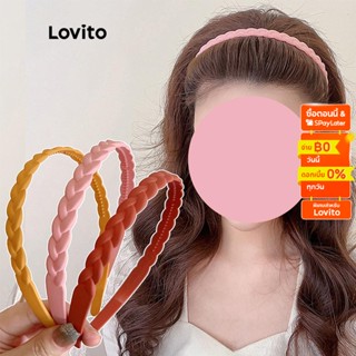 Lovito ที่คาดผม เบสิก สำหรับผู้หญิง LNA14124 (ส้ม/ชมพู/เหลือง)