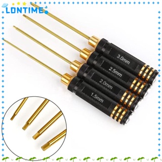 Lontime ชุดเครื่องมือประแจไขควงอัลเลน 1.5 2.0 2.5 3.0 สําหรับรถบังคับ Traxxas 4 ชิ้น ต่อชุด