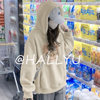 HALLYU  เสื้อผ้าผู้ญิง แขนยาว เสื้อฮู้ด คลุมหญิง สไตล์เกาหลี แฟชั่น  ทันสมัย ทันสมัย คุณภาพสูง รุ่นใหม่ A28J0HE 36Z230909