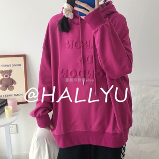 HALLYU  เสื้อผ้าผู้ญิง แขนยาว เสื้อฮู้ด คลุมหญิง สไตล์เกาหลี แฟชั่น  สไตล์เกาหลี คุณภาพสูง Beautiful Trendy A28J0HC 36Z230909