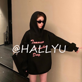 HALLYU  เสื้อผ้าผู้ญิง แขนยาว เสื้อฮู้ด คลุมหญิง สไตล์เกาหลี แฟชั่น  Unique สวย รุ่นใหม่ สวยงาม A28J0HO 36Z230909