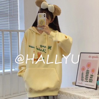 HALLYU  เสื้อผ้าผู้ญิง แขนยาว เสื้อฮู้ด คลุมหญิง สไตล์เกาหลี แฟชั่น  สวยงาม รุ่นใหม่ พิเศษ สวย A28J0H7 36Z230909