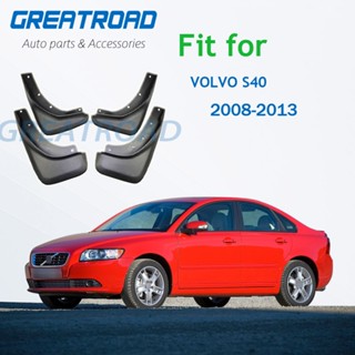 บังโคลนรถยนต์ อุปกรณ์เสริม สําหรับ VOLVO S40 2008 2009 2010-2013 4 ชิ้น