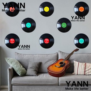 Yann1 สติกเกอร์ไวนิล สไตล์เรโทร สําหรับตกแต่งผนังบ้าน คาเฟ่ บาร์ 8 ชิ้น