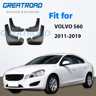 บังโคลนรถยนต์ อุปกรณ์เสริม สําหรับ Volvo S60 2011-2019 2012 2013 2014 15 16 17 2018 4 ชิ้น