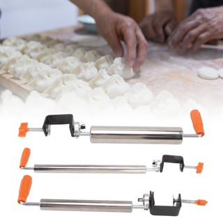 Daily U Rolling Pin ลูกกลิ้งแป้งสแตนเลสหมุนได้ 360 องศาสำหรับพิซซ่าขนมปังขนมอบ