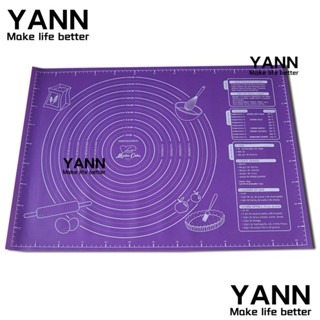 Yann1 แผ่นซิลิโคนนวดแป้งโด ขนาด 45x60 ซม. สําหรับทําเบเกอรี่