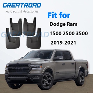 บังโคลนรถยนต์ อุปกรณ์เสริม สําหรับ Dodge Ram 1500 2500 3500 2019 2020 2021 4 ชิ้น