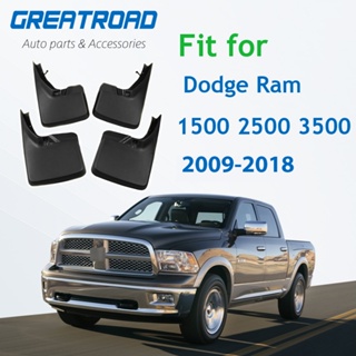 บังโคลนรถยนต์ อุปกรณ์เสริม สําหรับ Dodge Ram 1500 2500 3500 2009-2018 4 ชิ้น