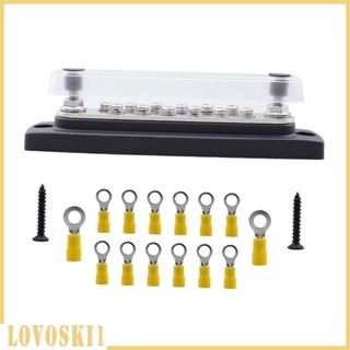 [Lovoski1] บล็อกขั้วต่อเทอร์มินัล แบบแถวคู่ ทองแดง แบบเปลี่ยน สําหรับรถพ่วง รถบ้าน