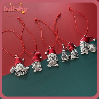 Lullaby จี้รูปซานตาคลอส หมุนได้ สําหรับตกแต่งบ้าน เทศกาลคริสต์มาส DIY